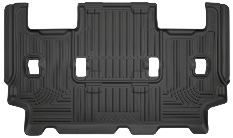 Ford Expedition Floor Mats - Rear - Husky Liners - WeatherBeater 3rd Row - Black - `07-`10